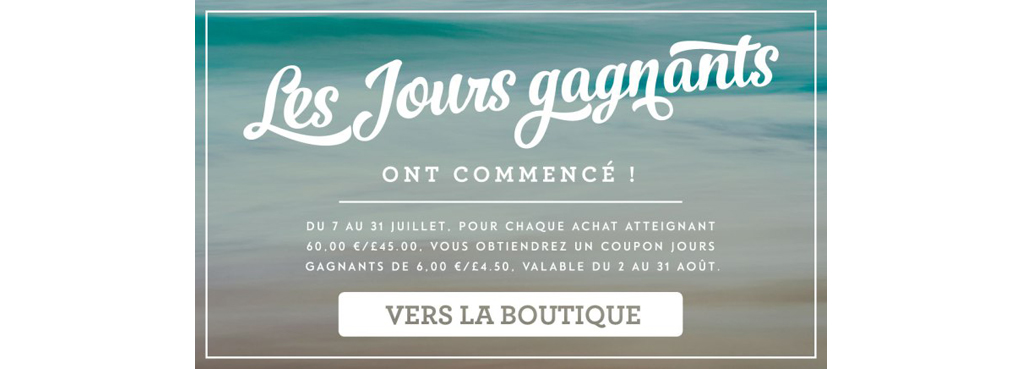 Stampin'Up! Promotion - Les Jours Gagnants 2