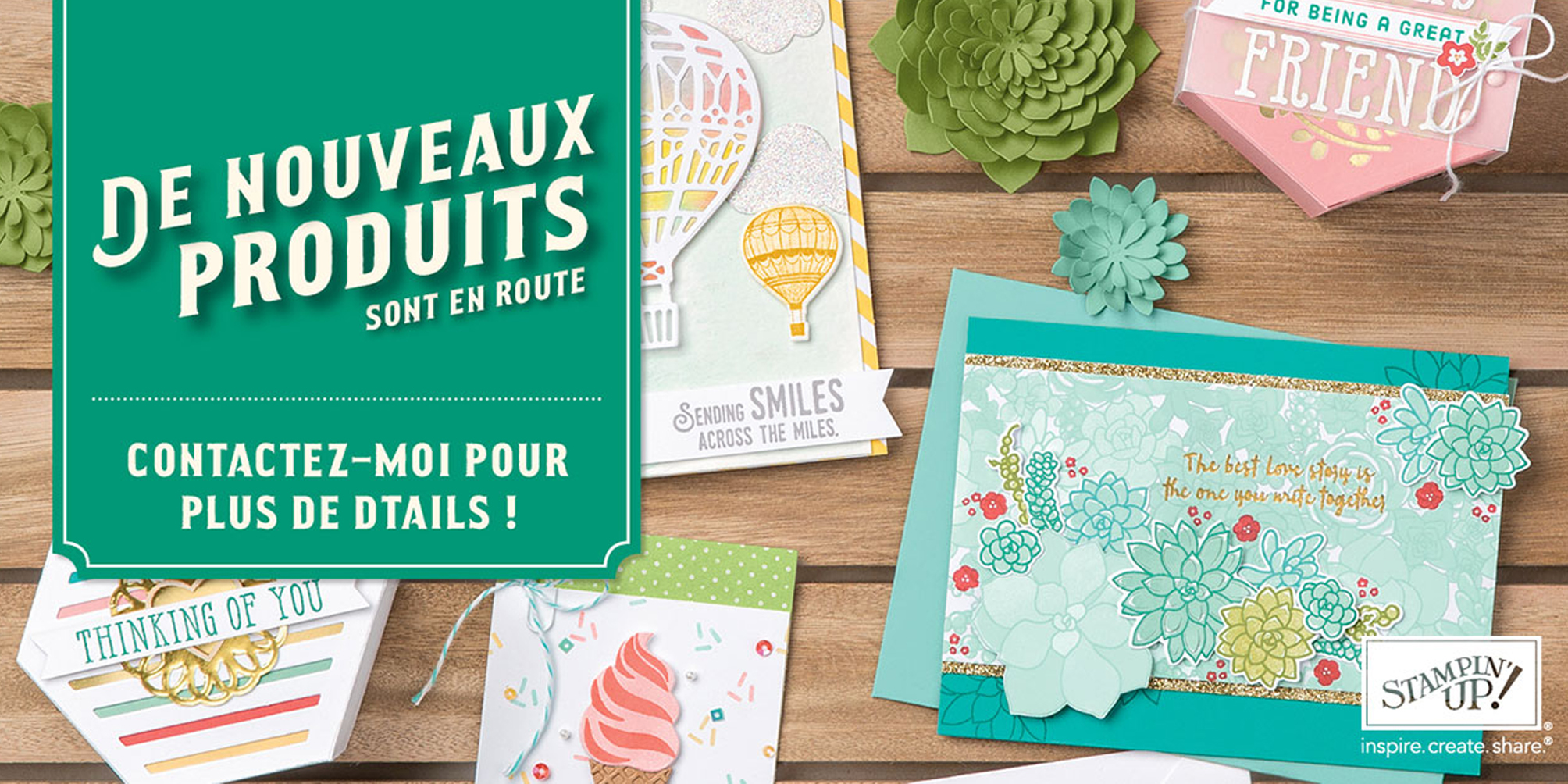 Nouveau Catalogue Stampin’Up! PrintempsEté 2017 et Nouvelle Promotion