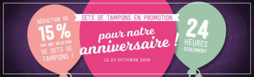2018 10 23 Stampin’Up! Promotion – Promotion 24h Set de tampons à – 15% 1