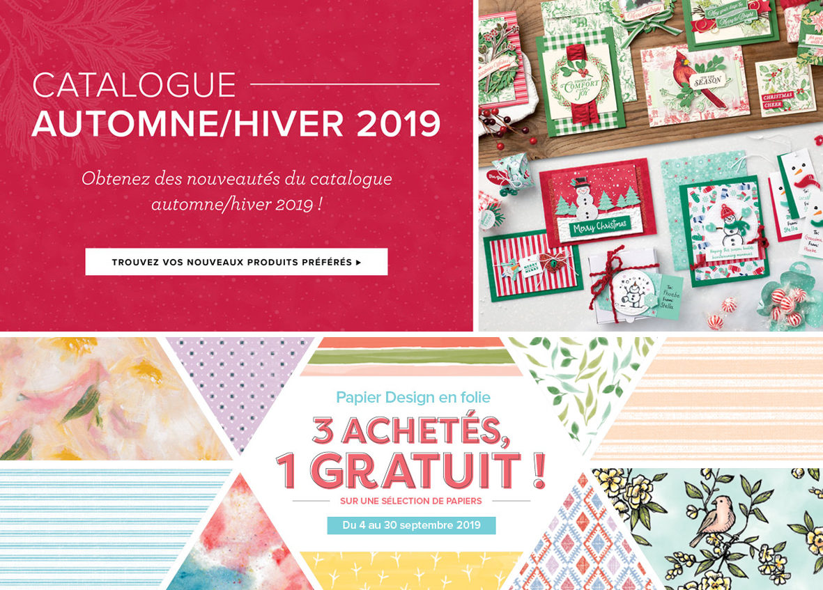 2019-2020 Catalogue Automne Hiver & Promotion Papier Design en folie