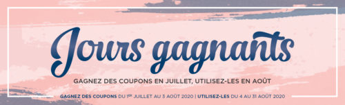 2020 07 01 – 08 03 Stampin’Up! Promotion Les Jours Gagnants 1