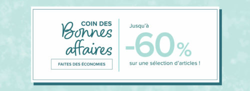 2024 04 23 – Stampin’Up! Promotion – Coin des Bonnes Affaires Clearance Rack