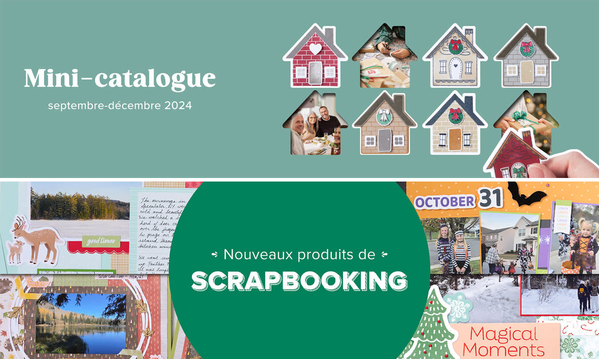 2024 09 03 Mini Catalogue Septembre-Décembre & Nouveauté Brochure Scrapbooking 1