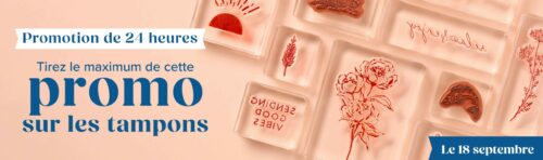 2025 09 18 Stampin’Up! Promotion – Promotion 24 heures Set de tampons et Outils pour tamponner à – 15% 1