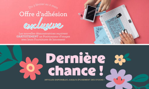 2026 02 _ Offre d&rsquo;adhésion exclusive, Mise à jour de la rubrique Dernière chance ! & Nouveautés Produit du mois et Collections de kit Stampin&rsquo;Up! 1