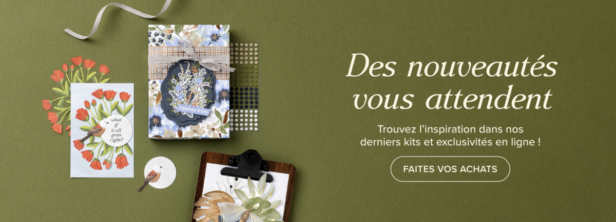 2026 03 05 Stampin&rsquo;Up! Nouveautés Exclusivités en ligne, Collections de kit, Produit du mois Mars 2026 1