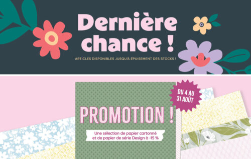 2026 08 19 Dernière chance ! & Promotion Papier cartonné et Papier série Design à -15% 1