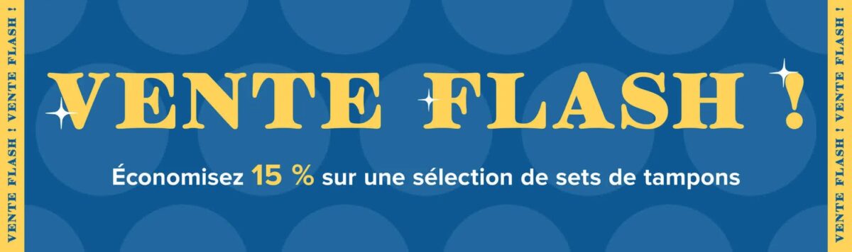 2026 09 16-18 Stampin&rsquo;Up! Promotion – Vente Flash ! Set de tampons à – 15% 1